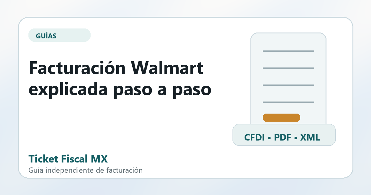 Portada de Facturación Walmart para facturación Walmart